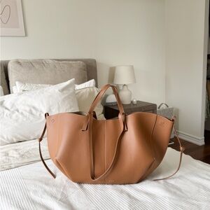 Poléne Cyme Edition Textured Camel Bag